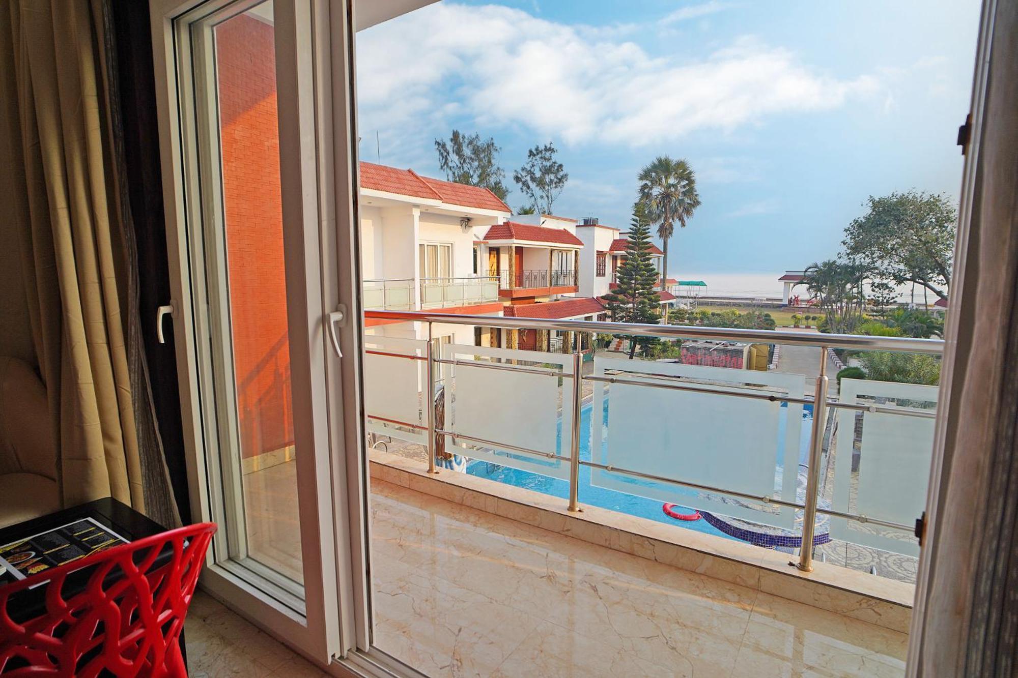 Santiniketan Hotel And Resort !! On Beach Family Resort !! Mandarmani Exteriör bild