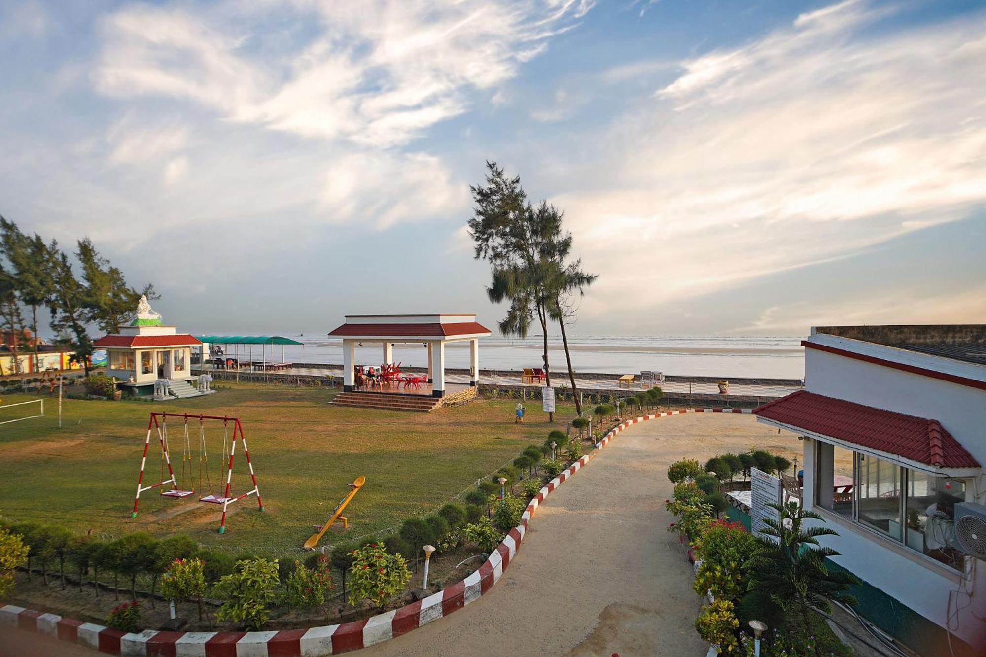 Santiniketan Hotel And Resort !! On Beach Family Resort !! Mandarmani Exteriör bild