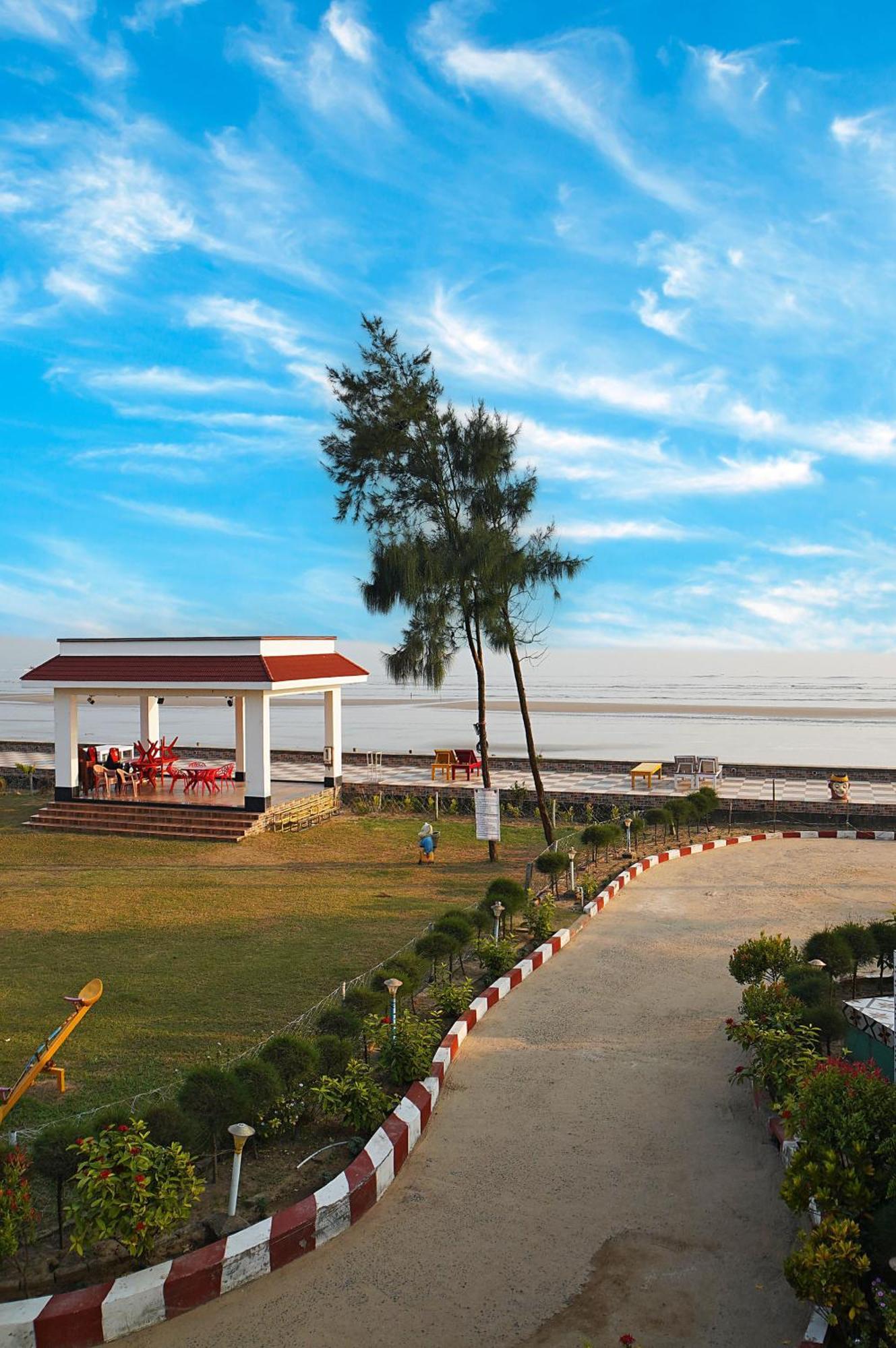 Santiniketan Hotel And Resort !! On Beach Family Resort !! Mandarmani Exteriör bild