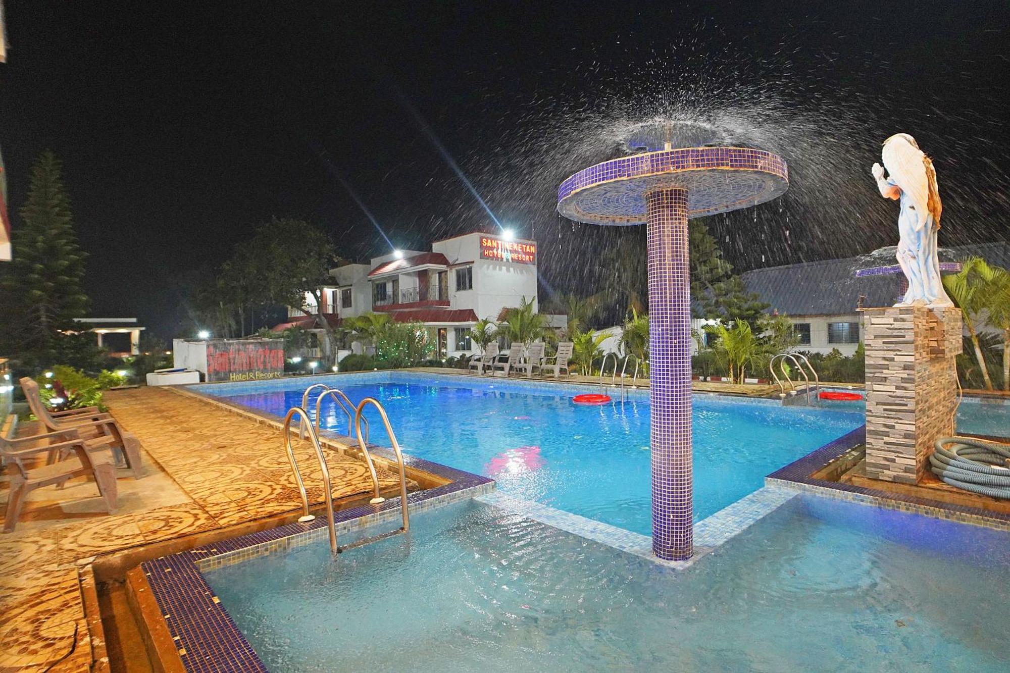 Santiniketan Hotel And Resort !! On Beach Family Resort !! Mandarmani Exteriör bild