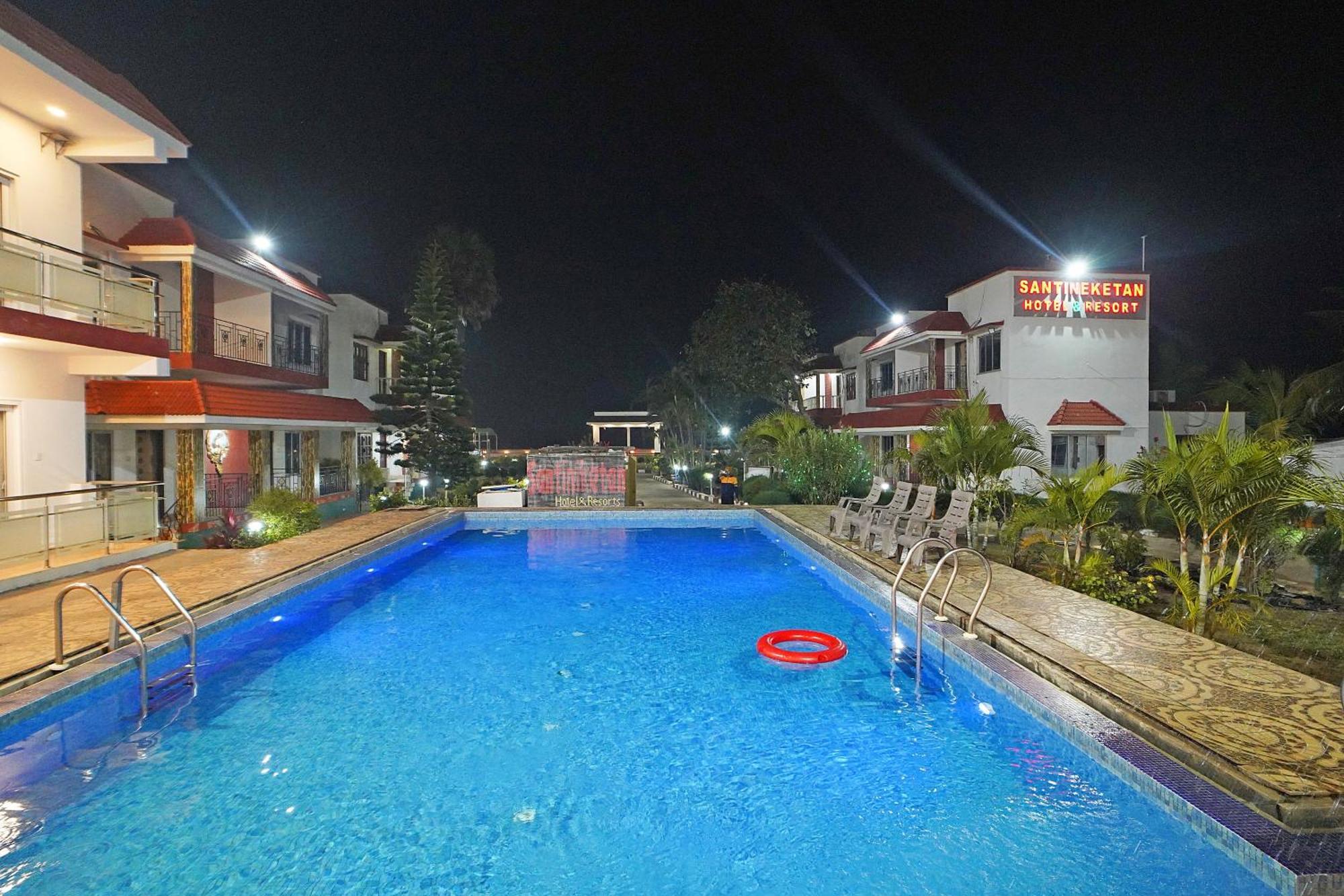 Santiniketan Hotel And Resort !! On Beach Family Resort !! Mandarmani Exteriör bild