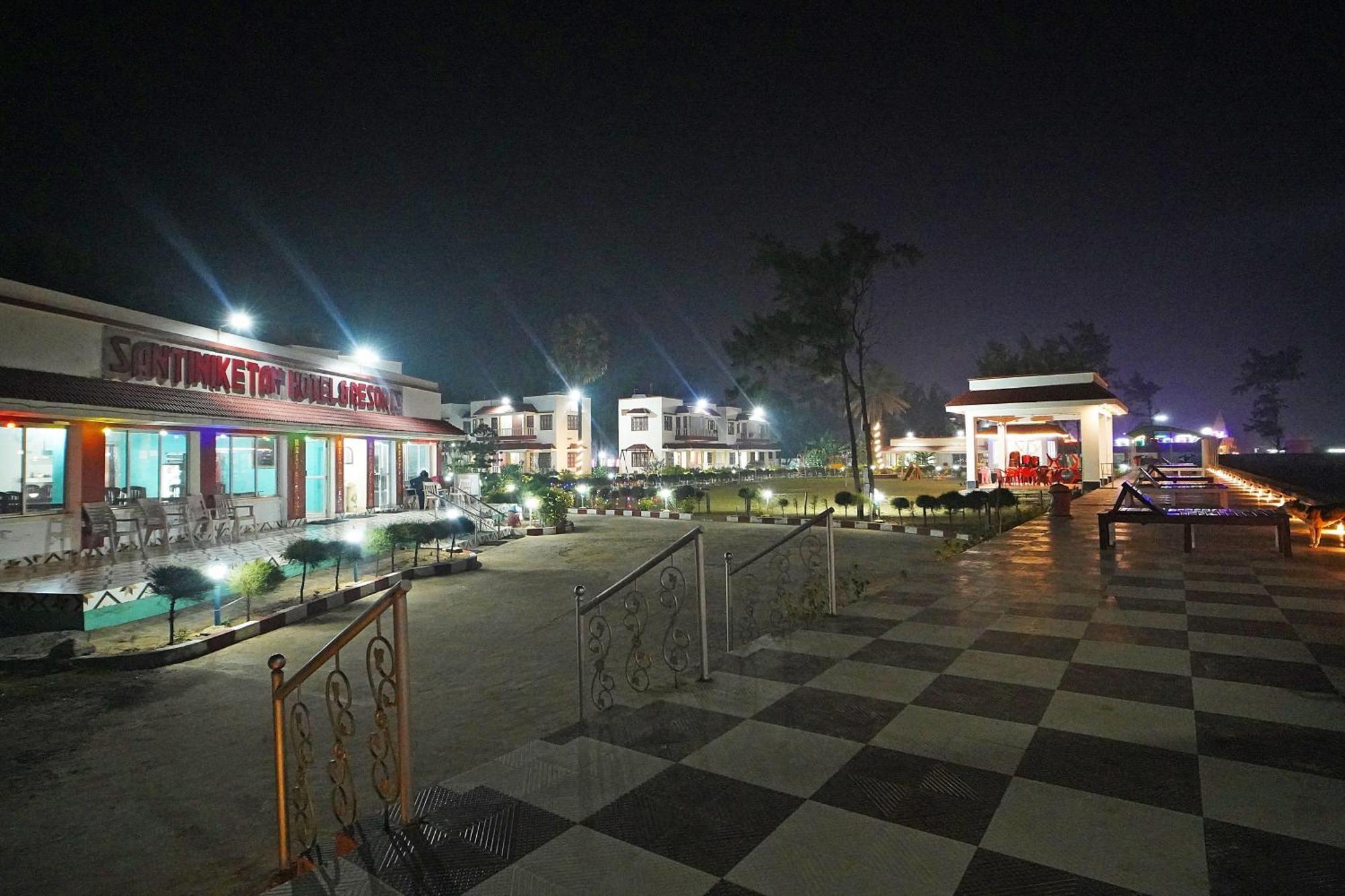 Santiniketan Hotel And Resort !! On Beach Family Resort !! Mandarmani Exteriör bild