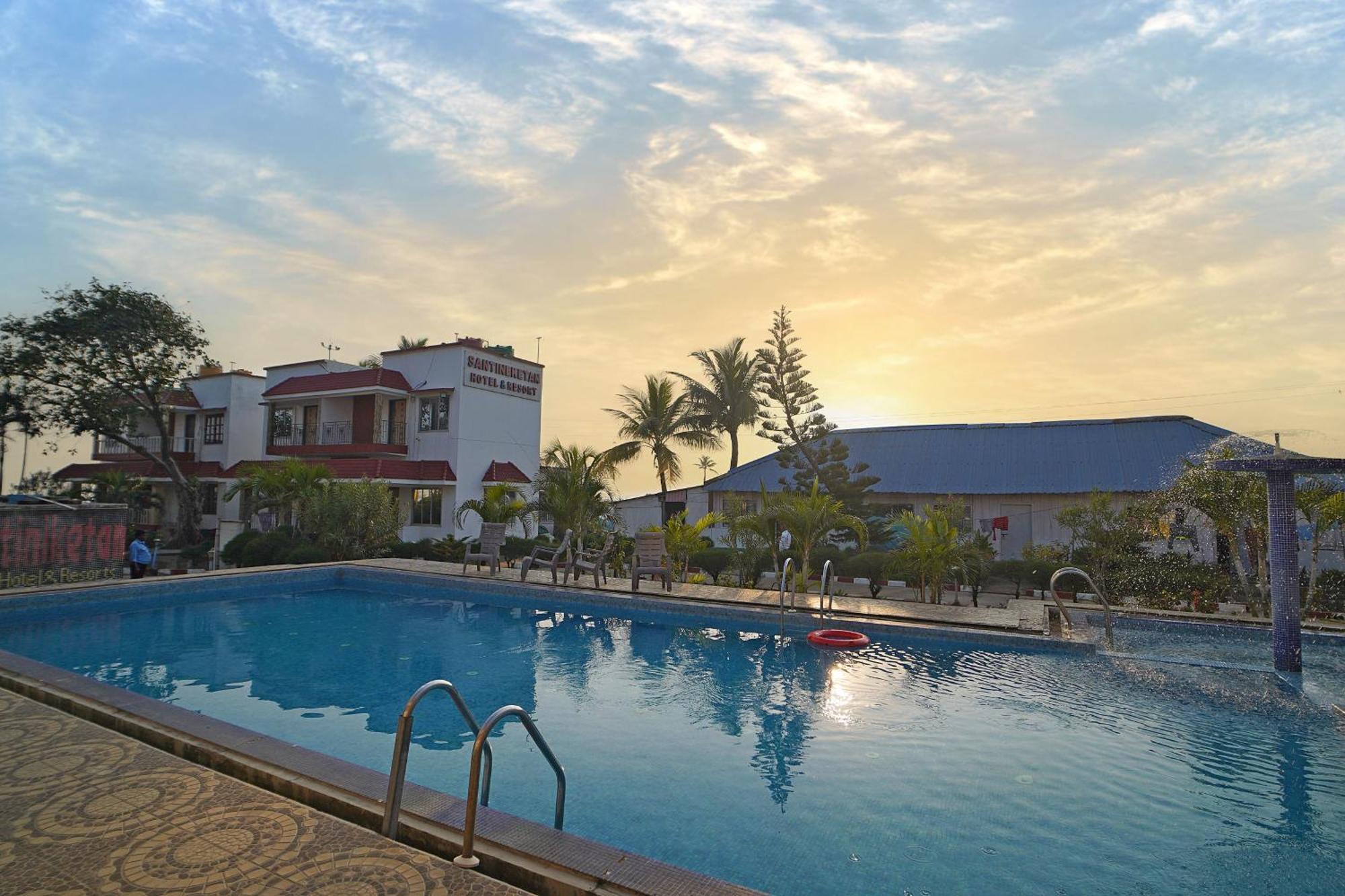 Santiniketan Hotel And Resort !! On Beach Family Resort !! Mandarmani Exteriör bild