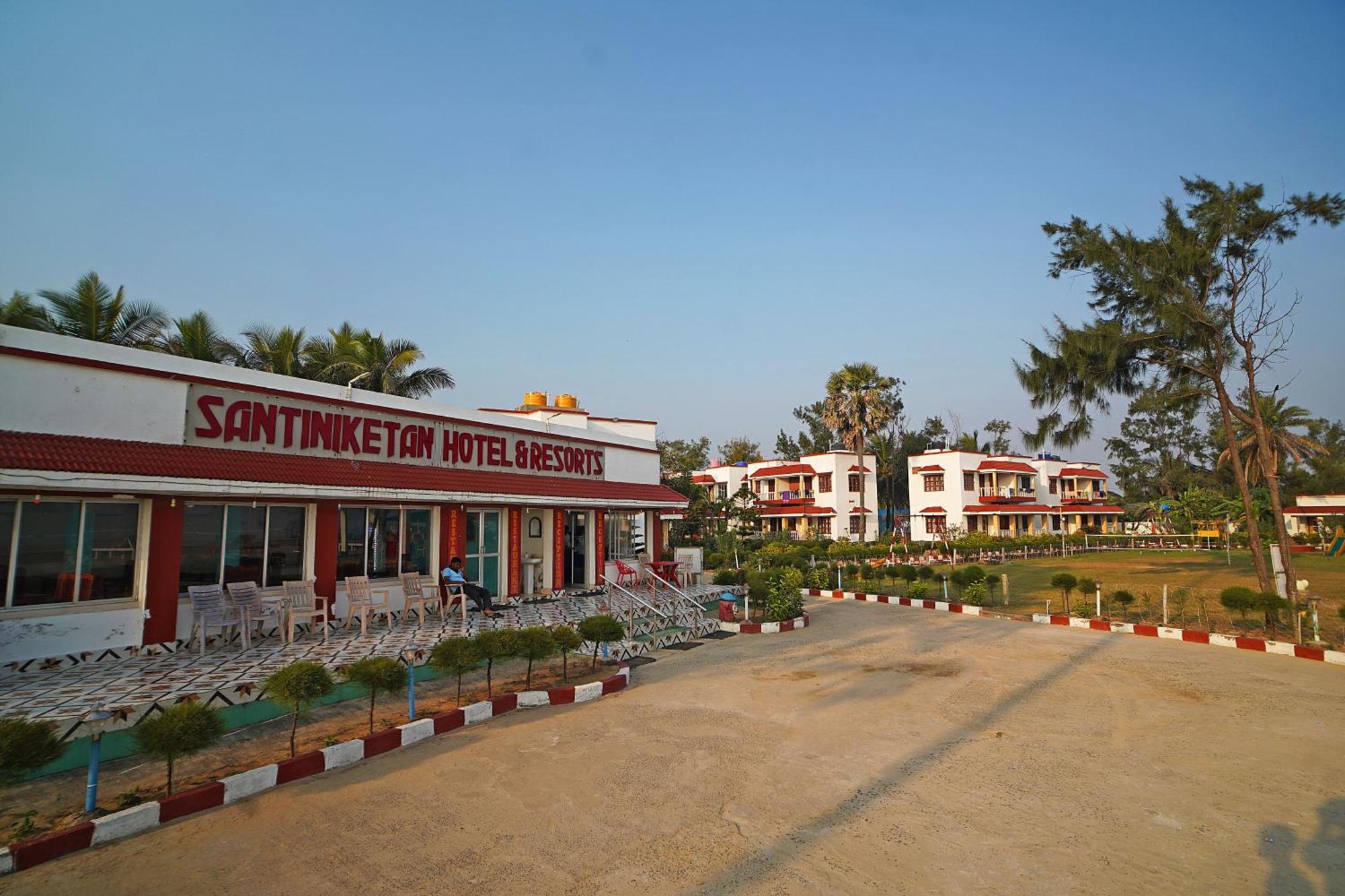 Santiniketan Hotel And Resort !! On Beach Family Resort !! Mandarmani Exteriör bild