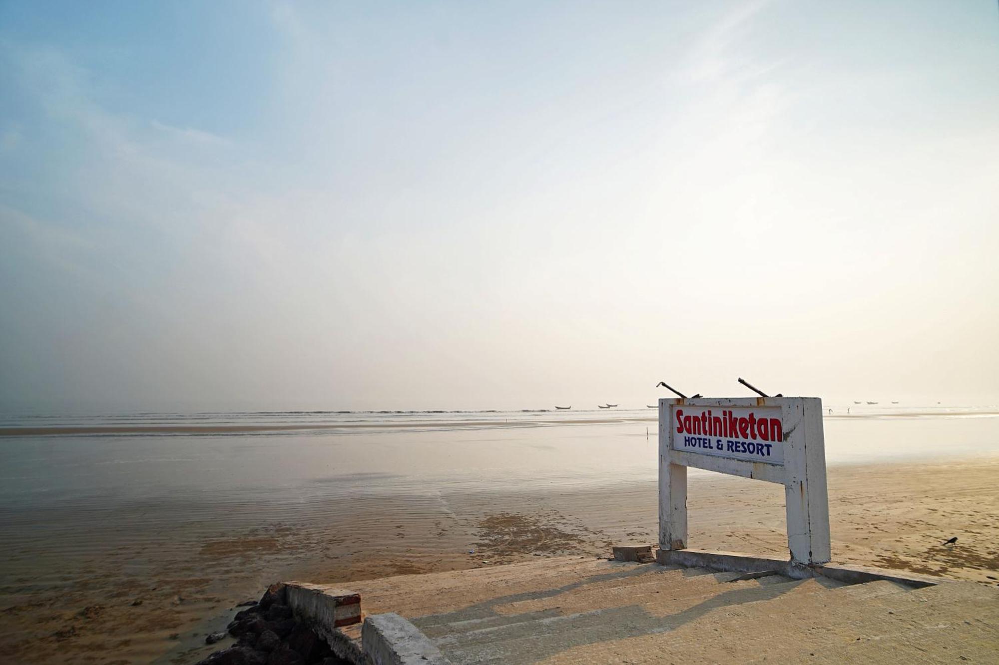 Santiniketan Hotel And Resort !! On Beach Family Resort !! Mandarmani Exteriör bild