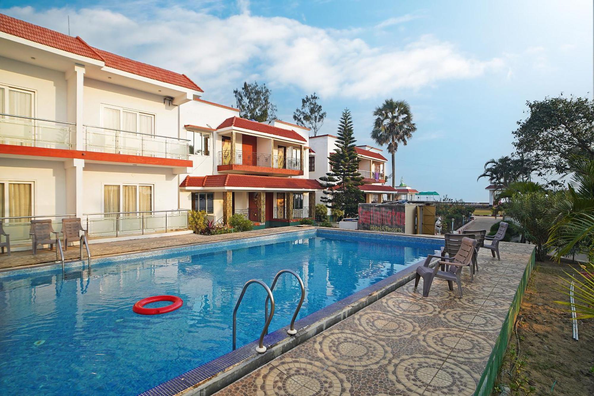 Santiniketan Hotel And Resort !! On Beach Family Resort !! Mandarmani Exteriör bild