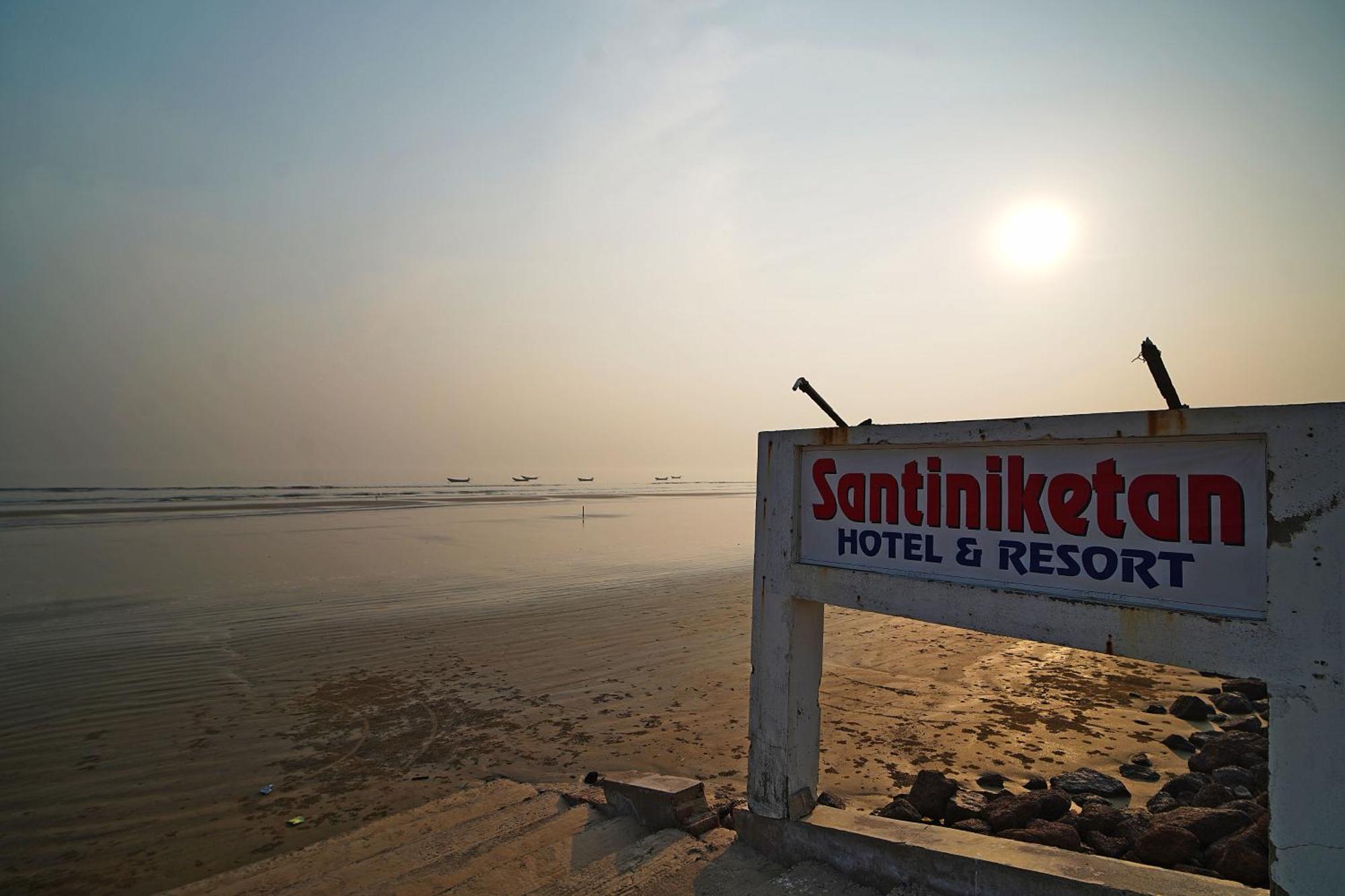 Santiniketan Hotel And Resort !! On Beach Family Resort !! Mandarmani Exteriör bild